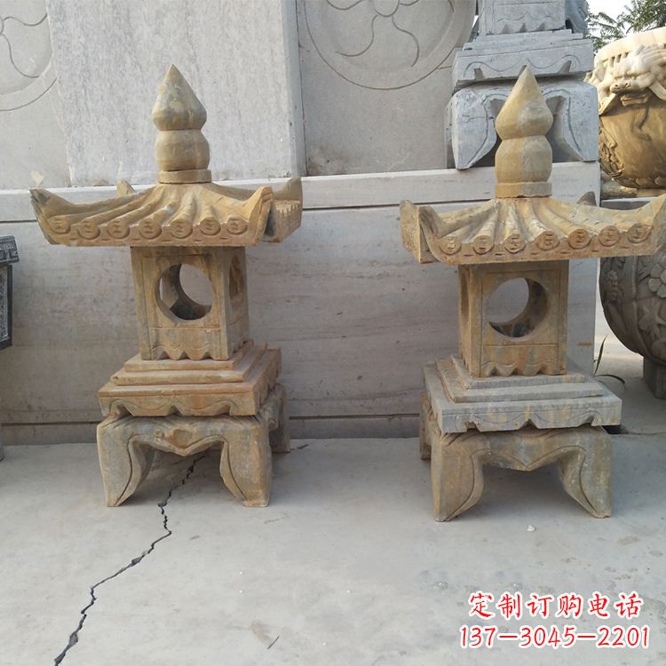 淮安中式仿古低墩石灯笼