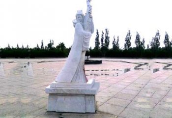 淮安中国古代四大美女之王昭君广场石雕塑