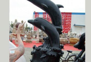 淮安中国黑海豚石雕
