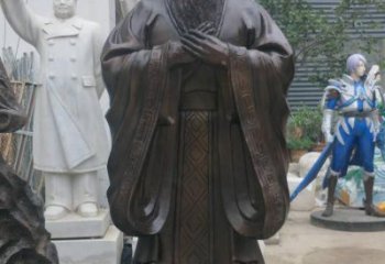 淮安铸铜孔子雕塑