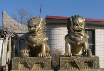 淮安铸铜狮子雕塑